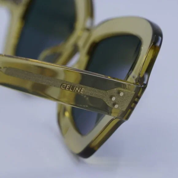 🕶️ New Celine CL40067I 47V Sunglasses - Yellow Frame, Grey Lenses